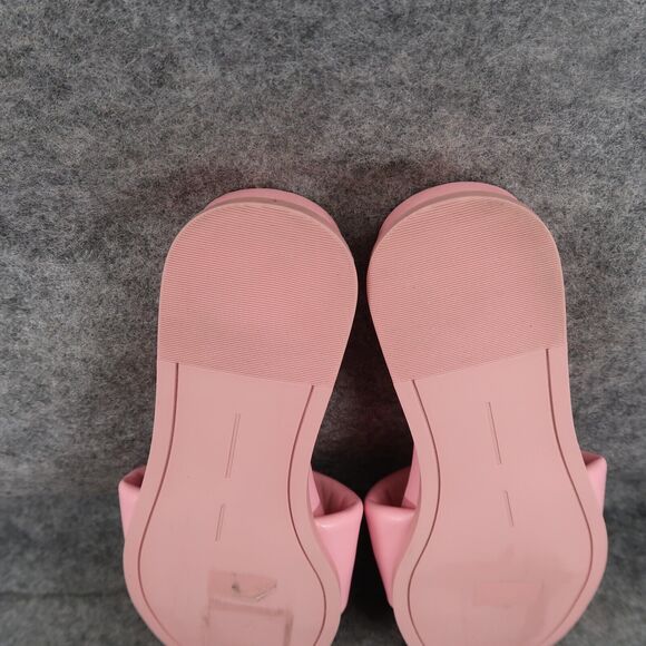 Dolce Vita Shoes Womens 9 Sandal Slides Fashion Pink Slip On Bandage Strap Flats - Picture 13 of 13